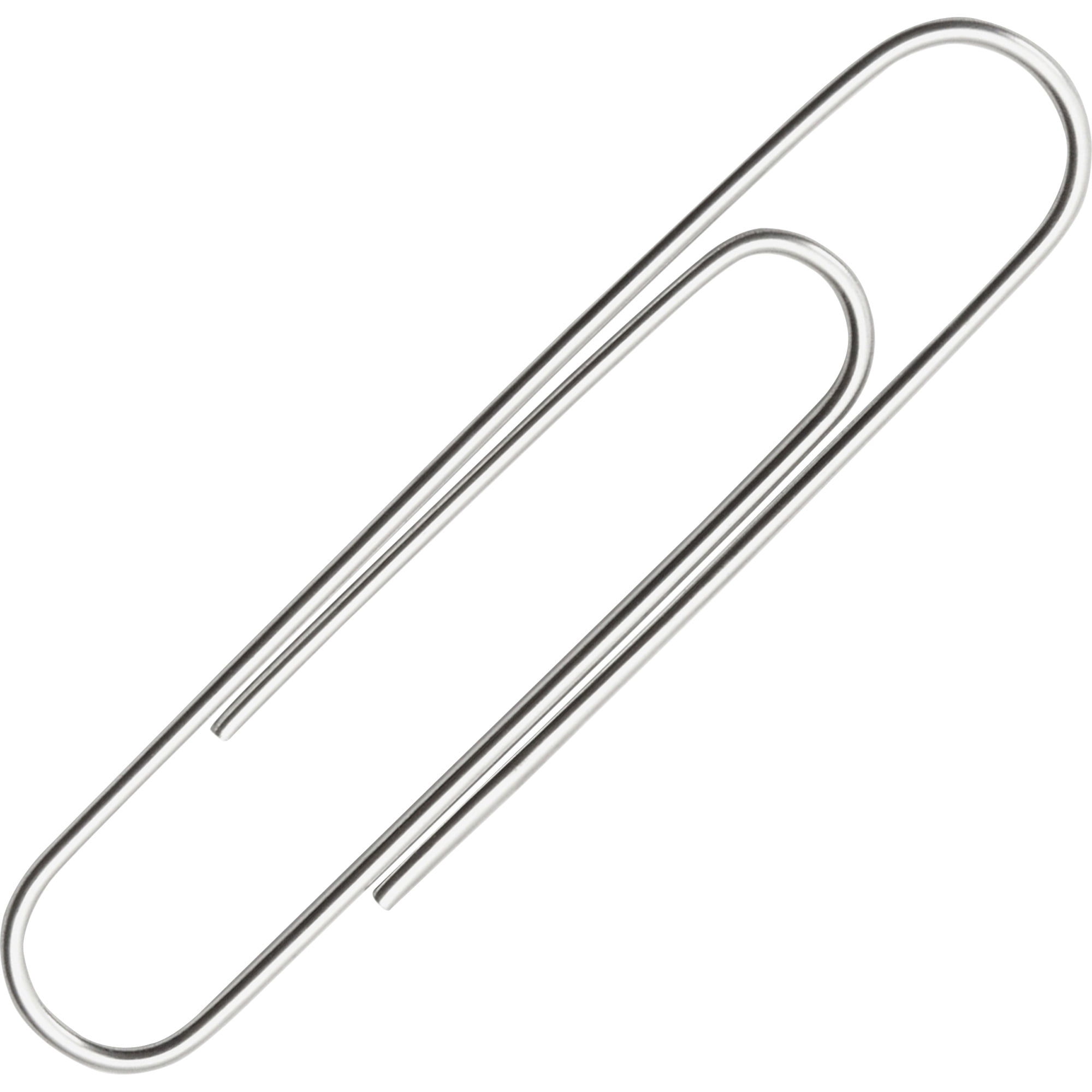 ACCO Smooth Finish Premium Paper Clips, Wire, Jumbo, Silver, 100 Clips Per Box, 10 Boxes Per Pack