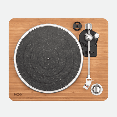 Tourne-disque House of Marley Stir It Up : tourne-disque vinyle avec  courroie à 2 vitesses, préampli intégré et matériaux durables 