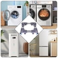 thumbnail image 4 of Washer and Dryer Stand Washing Machine Pedestal Appliance Riser Laundry Pedestal Adjustable Washer Pedestals Anti Vibration Pads Home Appliance Stand Base beautifully, 4 of 9