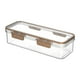 thumbnail image 3 of Contenedor para almacenar pasta, contenedor para alimentos, caja de almacenamiento rectangular apilable transparente S, 3 of 9