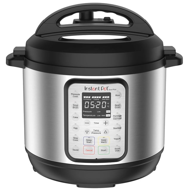 Instant Pot Duo Plus 9-in-1 Electric Pressure Cooker, Slow Cooker, Rice Cooker, Steamer, Sauté, Yogurt Maker, Warmer & Sterili