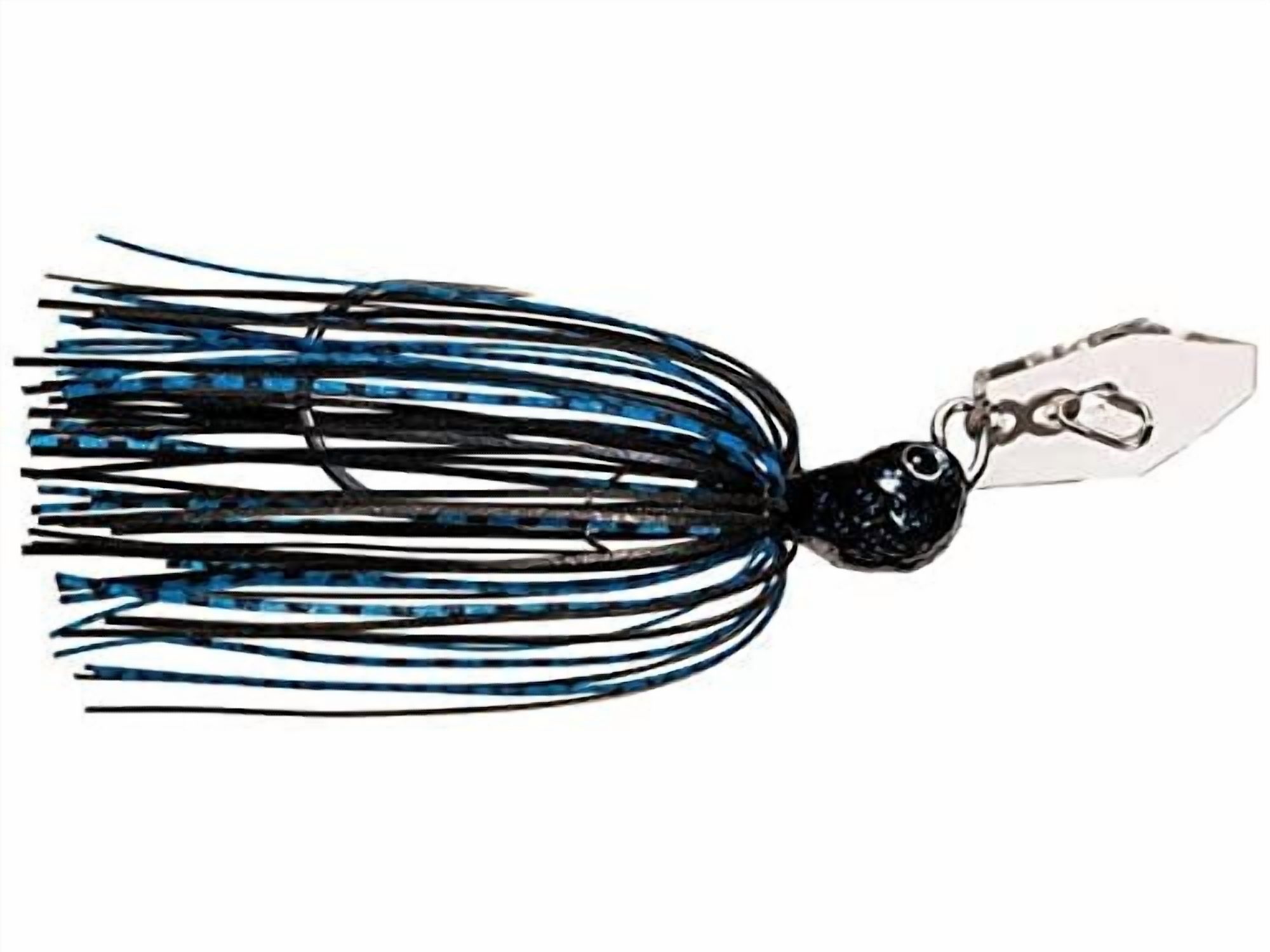Z-Man Chatterbait Jackhammer Stealthblade Bladed Jig Black Blue 1/2 oz