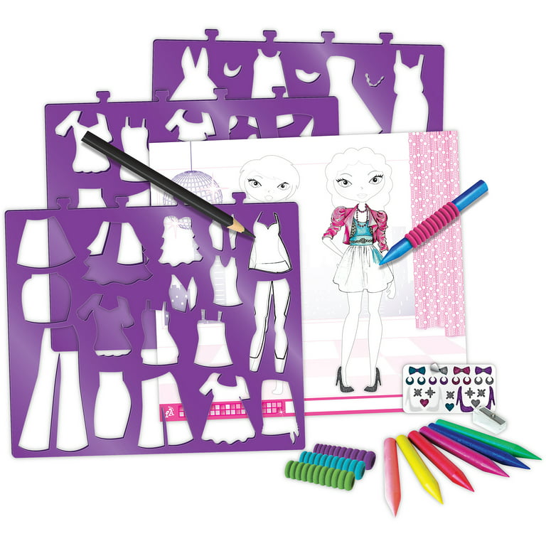 Fashion Angels Glitz & Glam Design Art & Craft Kit (63 Pieces)