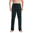 thumbnail image 2 of LIIPEE Mens Sleep Pants Casual Plaid Print Drawstring Waist Loose Fit Pajama Pants With Pockets Male Comfortable Everyday Sleepwear,L, 2 of 8