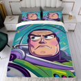thumbnail image 4 of Buzz Lightyear 2 Themed Bed Sheet Set Three Piece Set 53x79 Inches Comfortable And Skin Friendly Unique Design Creating A Star Studded Night, 4 of 6