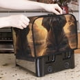 thumbnail image 7 of Sikiie Lake Meditating Elephant Toaster Covers 2 Slice Dustproof Toaster Cover Bread Machine Cover, Dustproof Cover - 11.4" x 7.5" x 7.9", 7 of 7