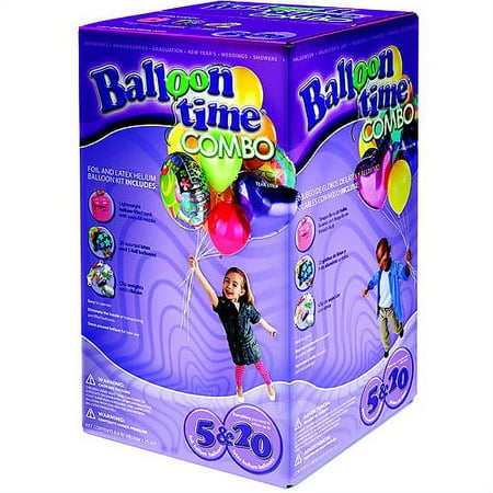 Balloon Time Helium Foil Combo Kit
