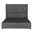 thumbnail image 1 of Recámara Individual Aurora Dark Grey con Cabecera + Box Base Cama, 1 of 8