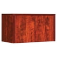 thumbnail image 5 of Lorell Essentials Cherry Wall Hutch Door Kit 13.6" x 16" x 0.8" x 0.7" - Material: Wood, Polyvinyl Chloride (PVC) Edge - Finish: Cherry, 5 of 5