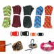 thumbnail image 5 of Kit de decoración de pulsera DIY hecho a mano con cuerda de nailon Paracord con hebilla de plástico (modelo 3), 5 of 8