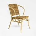 thumbnail image 1 of texxture 2 Pack Lilas Woven Rattan Bistro Chair for Home Furniture, Natural, 1 of 12