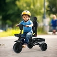 thumbnail image 2 of LINLUX 7 in 1 Toddler Trike, Toddler Ride-on Bicycles, Folding Kids Tricycle Bike, Black, 2 of 8