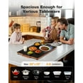 thumbnail image 4 of Electric Warming Tray (40''×12''), Adjustable Temperature, 10s Full Surface Heating, Smart Scheduling + Timer, Intelligent Digital Display, Food Warmer for Parties, Buffet, Home Use, 4 of 8