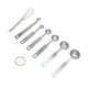 thumbnail image 3 of Cucharas Medidoras ANGGREK Anillo Desmontable 7 En 1 De Acero Inoxidable Con Batidor De Huevos, 3 of 8