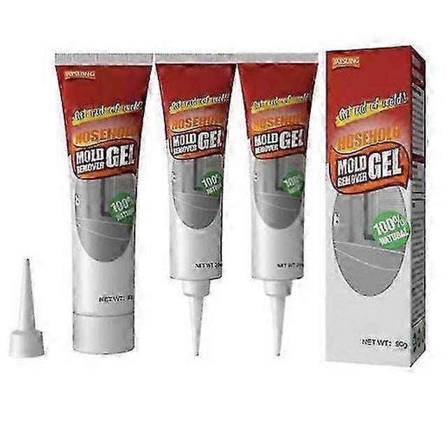 Mold removal cleaner,3x Household Mould Remover Gel, Large Capacity Mildew Removal, Mould and Mildew Cleaner for Bathroom Toilet Washing Machine