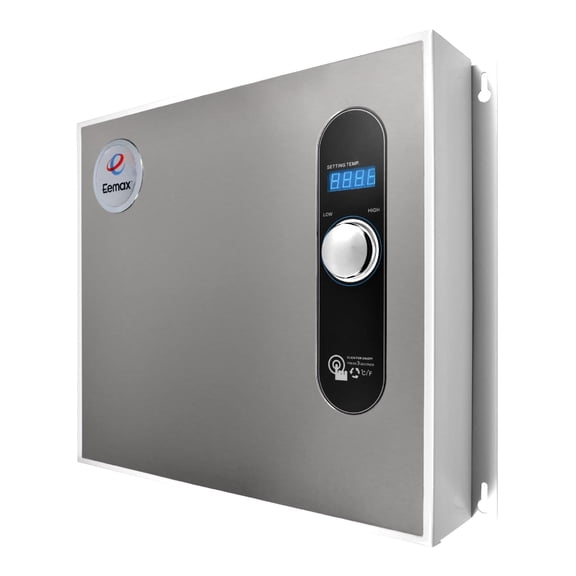 Residential Electric Tankless Water Heater, General Purpose, 80 to 140 Degrees F, 240VAC, 1 Phase