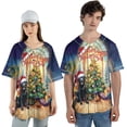 thumbnail image 4 of Merry Christmas Labrador Retriever Santa Hat Xmas Tree Winter Holiday All Over Print 3D Baseball Shirt Lab Dog Lover Gifts Softball Sport - 01013, 4 of 6
