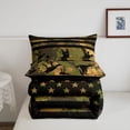 thumbnail image 5 of Manfei Mallard Duck Twin Comforter Sets,Rustic Farmhouse Bedding Set,Pixeled Camouflage Decor,Black Reversible,2-Piece,1 Comforter and 1 Pillowcase, 5 of 7