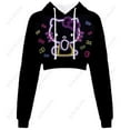 thumbnail image 4 of Nouveau SweatyRocks de Mode Dessin Animé pour Femmes, Décontracté, Imprimé Hello Kitty, Haut Court à Manches Longues, Chandail à Capuchon Chat Kitty, Y2K, Vente Chaude, 4 of 7