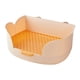thumbnail image 1 of Bandeja sanitaria para mascotas, accesorios para jaulas de animales, inodoros para mascotas, entrenador de orinal para conejos. Naranja, 1 of 9