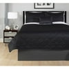 Global Quilted Coverlet Set - Black