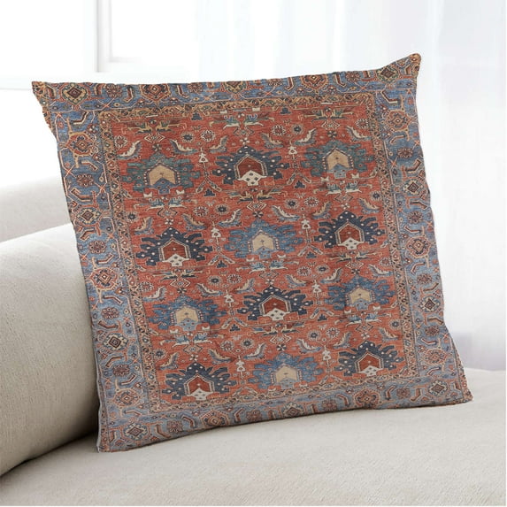 Ahgly Company Indoor Square Mid-Century Modern Throw Pillow, 18 inch by 18 inch