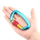 thumbnail image 3 of Toystoory Mosquetón al aire libre Escalada Camping Anilla en D Cuerda Hebilla Clip Llavero de emergencia Ascender Mochilero Mosquetón de pesca Ropa Deportiva, Zapatos Azul, 3 of 6