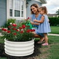 thumbnail image 7 of Galvanized Raised Garden Beds Outdoor,Oval Raised Metal Planter Box With Open Base For Planting Vegetables Flowers Herb,Easy-Assembly, 7 of 7
