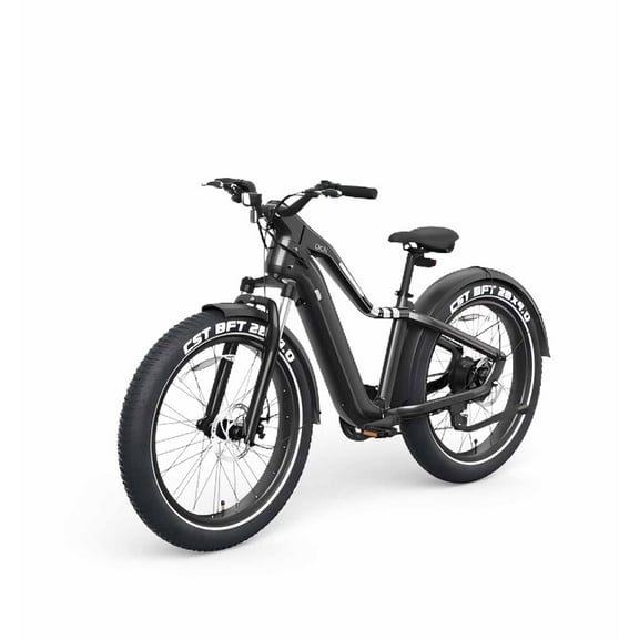 OKAI EB50 Ranger Electric Bike 1000W（Peak) Motor , 45 Miles Max Operating Range and 28 mph Max Speed - Midnight Black