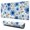 Pioneer Flower Floral-3, variant on Long Mouse Pads for Desk,Pioneer Flower Floral Print Pattern Desk Mats on Top Of Desks, Desk Mouse Pad Extra Large with 3mm Non-Slip Base and Stitched Edge for Gaming,Office,Work,Home 31.5"x11.8"