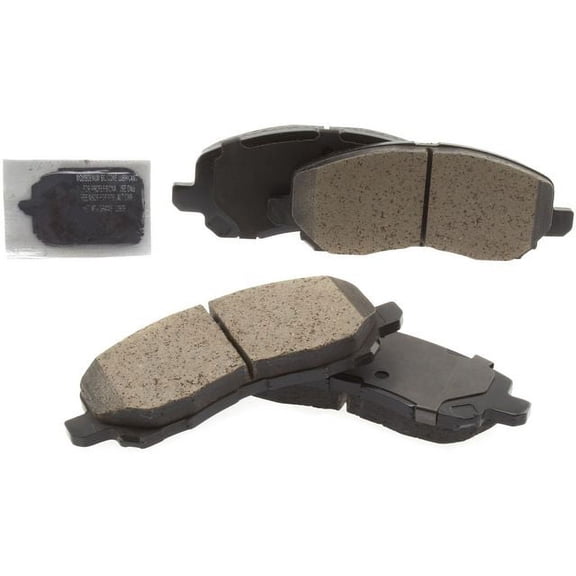 Front Brake Pad Set - Compatible with 2003 - 2004, 2007 - 2020 Mitsubishi Outlander 2008 2009 2010 2011 2012 2013 2014 2015 2016 2017 2018 2019