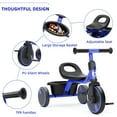 thumbnail image 6 of XJD 5-in-1 Toddler Bike for 1-4 Years Old Boys Girls Tricycles for Toddlers Kids Trikes for Balance Training Baby Bike Infant Trike,Blue, 6 of 12