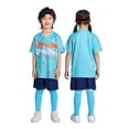 thumbnail image 4 of Hienoo Toddler Boys' Outfits Athletic Short Sleeve T-Shirt and Shorts Set Child 2-Piece Clothes Sets, 4 of 4