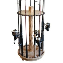 Rush Creek Creations Round Spinning 30 Fishing Rod Rack