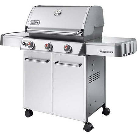 Weber Genesis S310 38,000 BTU 3 Burner Gas Grill LP, Stainless Steel