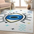 thumbnail image 3 of Well Woven Apollo Evil Eye Blue Beige 5'3" x 7'3" Area Rug, 3 of 6