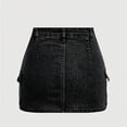 thumbnail image 5 of Teenage Girl Workwear With Pocket Flared Jeans Skirt Suitable For 13 16 Years Old., 5 of 5