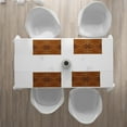 thumbnail image 4 of Ambesonne Tribal Place Mats Set of 4, Eastern Trippy Wood Pattern, Standard Size, Ginger, 4 of 5