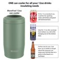 thumbnail image 3 of Enfriador de Lata MoreFeel 4 en 1 de Acero Inoxidable Aislado 400 mL, 3 of 7