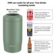 thumbnail image 3 of Enfriador de Lata MoreFeel 4 en 1 de Acero Inoxidable Aislado 400 mL, 3 of 7