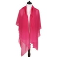 thumbnail image 2 of TrendsBlue Solid Color Chiffon Kimono Scarf Wrap Vest Beach Cover Up, 2 of 6