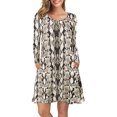 thumbnail image 1 of Vestidos casuales de manga larga con bolsillos para mujer Xemadio LRWJ1046-16, 1 of 7