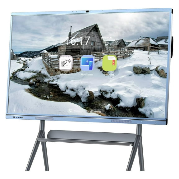 OH 65inch Smart Boards Pro Reverse Control IR Touch Rotatable 4K Monitor Wireless 5G/WiFi Connectivity for Digital Signage, School & Conferences