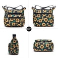 thumbnail image 2 of Pealwel Bolso de hombro para mujer, espacioso, con múltiples bolsillos, bolso cruzado para mujer, bolso con asa superior, 2 of 5