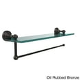 thumbnail image 2 of Waverly Place Collection Paper Towel Holder with 22-in Glass Shelf in Satin Chrome, 2 of 5