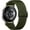 Army Green, variant on Elastic Bands Compatible with Samsung Galaxy Watch 7/FE/6/5/4 40m 44mm/6 Classic 43mm 47mm/5 Pro 45mm/4 Classic 42mm 46mm, 20mm One Click No Gap Nylon Stretchy Strap for Women Men, Rainbow