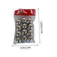 thumbnail image 3 of 60 Pcs Christmas Bright Colored Ball,Xmas Electroplating Ball Gift Box Set,Christmas Tree Decoration Pendant,Christmas Ball Plated Ornaments Tree Collection for Wedding Decor, 3 of 5