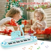 Costway 37-Key Toy Keyboard Piano Electronic Musical Instrument Blue