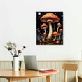 thumbnail image 3 of JRXY Retro Mushroom Tin Sign Vintage Mushroom Wall Decor Mushroom Bedroom Decor Signs For Home Mushrooms Pictures Wall Art Poster Cute Kitchen Decor  16x20 in, 3 of 5