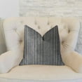 thumbnail image 2 of Plutus PBKR1951-2026-DP Parallel Lanes Blue, Beige & Brown Luxury Throw Pillow, 20 x 26 in. Standard, 2 of 3
